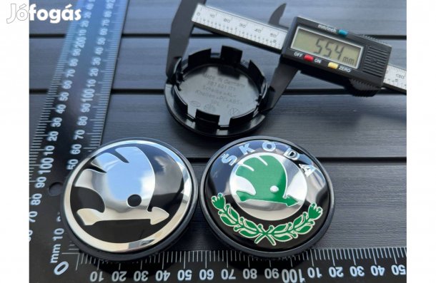 Új Skoda 65mm Felni Alufelni Kupak Felniközép Felnikupak 3B7601171 sap