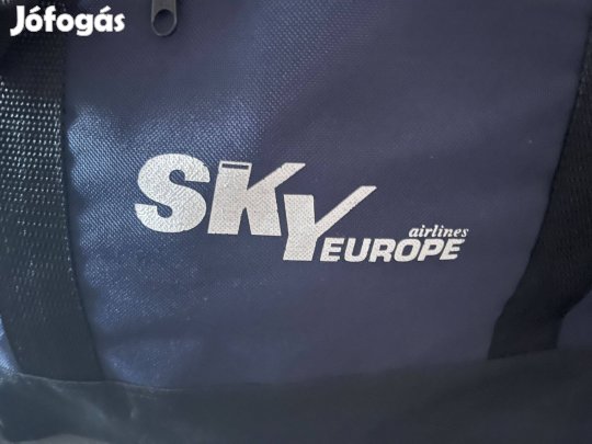 Új Sky Europe airlines pilóta stewardess nagyméretű nagy utazótáska