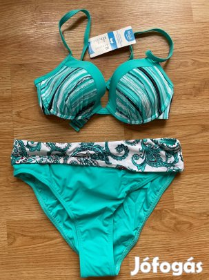 Új Sloggi Ocean Waves bikini fürdőruha melltartó + bugyi 38 (S) 75B