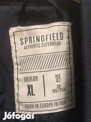 Új Springfield férfi átmeneti dzseki XL méret