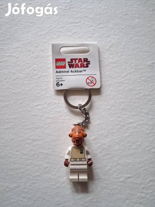 Új Star Wars LEGO 852836 Admiral Ackbar kulcstartó utánvét Fox levél c