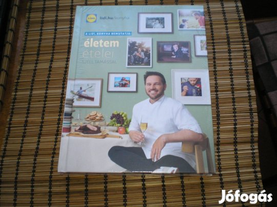 Új Széll Tamás Életem ételei szakácskönyv bontatlan csomagolásban