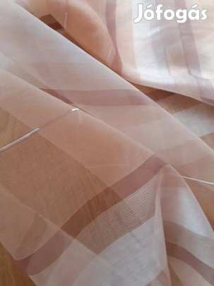 Új Szines csíkos, modern függöny ( 290 cm x 9,5 m)