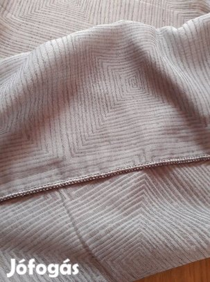 Új Szürke kockás fényáteresztő függöny (10m x 3m)