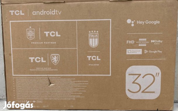 Új TCL 32" 81 cm Full HD smart Androidos led tv