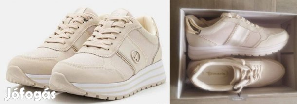 Új Tamaris vegán kényelmes cipő 39-es, 27.990 Ft helyett! Akció %%