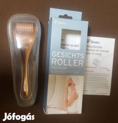 Új Tchibo arcmasszírozó, rosegold + utazó tok Akció %%