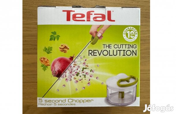 Új Tefal 5 Second Chopper K1320404 Konyhai Kézi Aprító Zöld Fekete