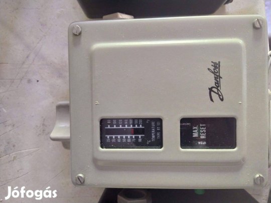 Új Termosztát Danfoss RT 101 90C kapilláris hüvelyes retesz RT101 4db
