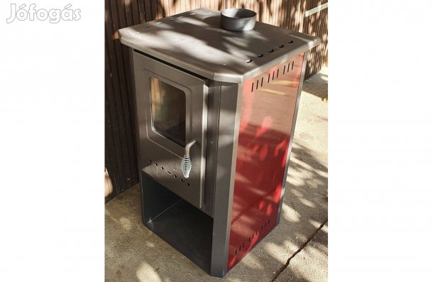 Új Thalia Pella kandalló kályha nagy ablakos Vadonatúj!