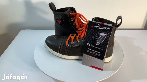 Új Többszörös tesztgyőztes Német Modeka bőr motoros cipő