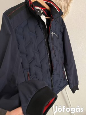 Új Tom Tailor férfi hibrid kabát L méret címkés