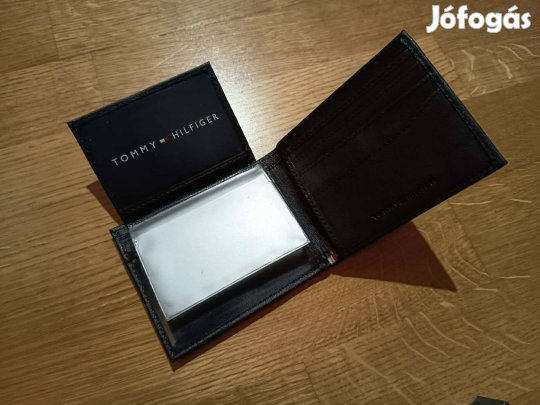 Új Tommy Hilfiger bőr pénztárca eredeti dobozzal