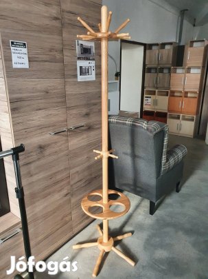 Új Tömör fenyő Álló fogas esernyőtartóval eladó (10)