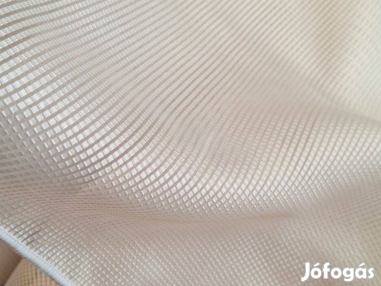 Új Törtfehér minta nélküli függöny Ólomzsinórral (6m x 3m) Akció