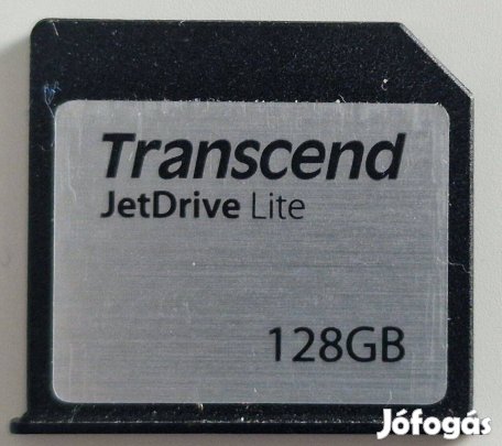 Új Transcend Jetdrive 128GB SD kartya Apple Macbook Air-hez