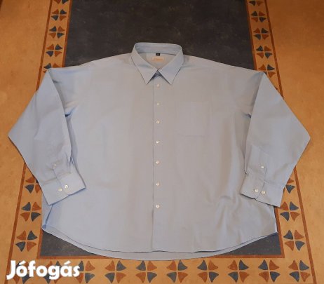 Új Travelmaster(német)szépséges világoskék nagyméretű ffi ing 4XL mb82