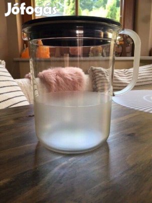 Új Tupperware Kristály Kancsó 1,2 L sötétkék tetővel