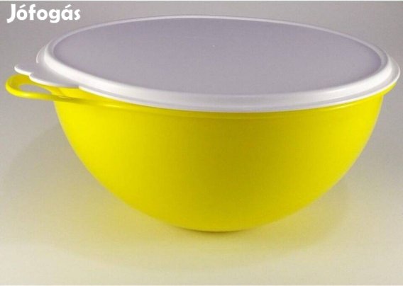 Új Tupperware Retró Óriás Füles Kelesztő Tál 7,8 L sárga