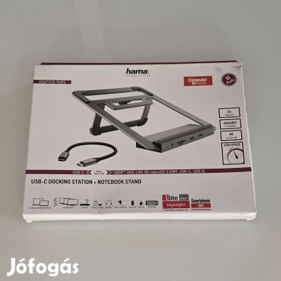 Új USB-C 12in1 dokkoló és laptoptartó aluminium
