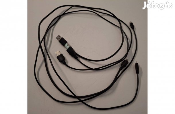 Új USB-s micro töltő csomag, 3db