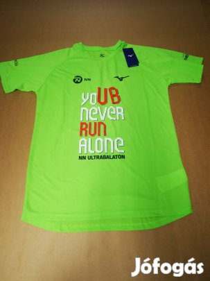 Új Ultra Balaton Mizuno technikai futó póló futópóló "M"