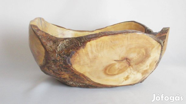 Új Valentin party extra nagy vízálló faragott gyökér fa tál