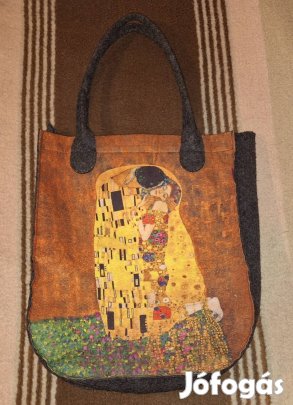 Új Valódi Klimt Nemez Táska Válltáska 