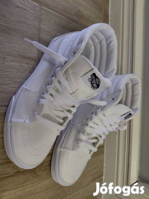 Új Vans 38-as fehér magasszárú cipő