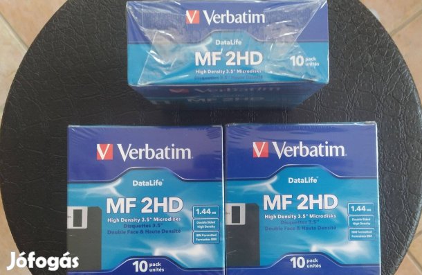 Új Verbatim datalife plus floppy lemezek
