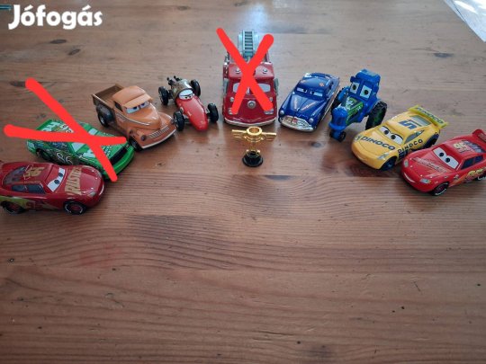 Új Verdák fém kisautók és kupa eladó