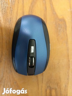 Új Vezeték Nélküli Optikai Egér - Kék/Fekete - DPI váltóval