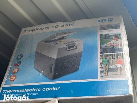 Új Waeco TC-35 tc35 termoelektromos hordozható autós buszos hűtőláda
