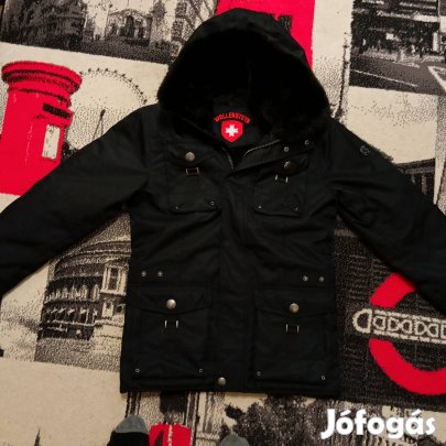 Új Wellensteyn LFE férfi kabát dzseki S méret fekete