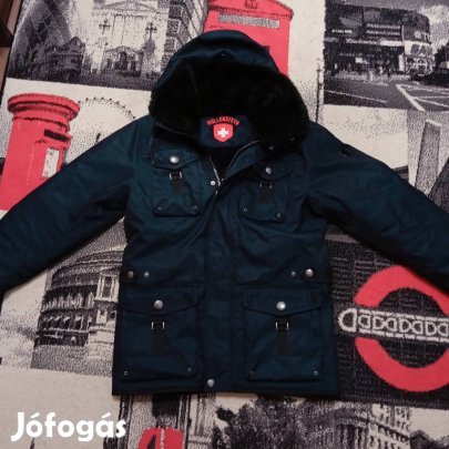 Új Wellensteyn LFE férfi kabát dzseki S méret sötétkék