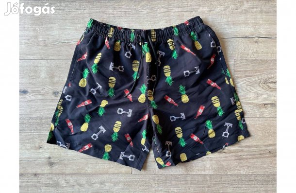 Új Whipriders boardshorts, rövidnadrág, dugattyú, sör, ananász (L)