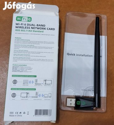 Uj Wi-Fi dual band 900mbit + bluetooth 5.4 usb adapter