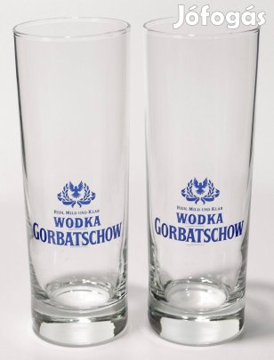 Új Wodka Gorbatschow 2cl 4cl shot pohár 6db pohárkészlet eladó vodka