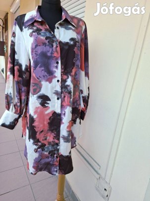 Új XL-es szines mintás hosszitott elegáns női ing