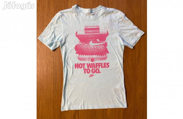 Új XS XL Nike Hot Waffles Póló Felső Világoskék Férfi T-shirt