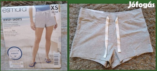 Új XS szürke short, lidl, nagyon jó anyag