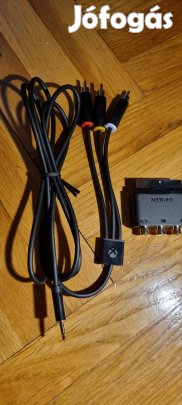 Új Xbox360 av kábel rca-jack, scart adapter 