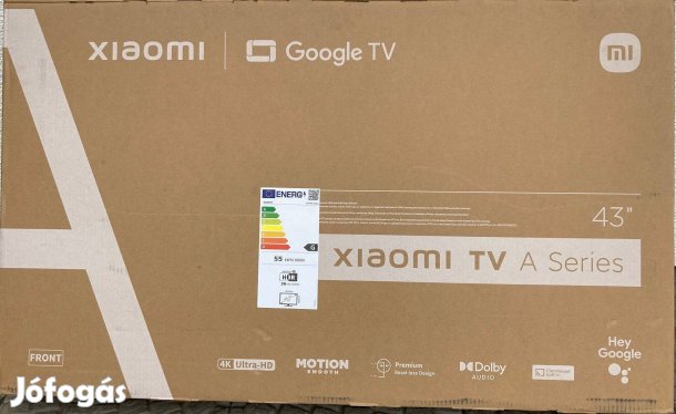 Új Xiaomi 43" 108 cm UHD 4K smart Androidos led tv