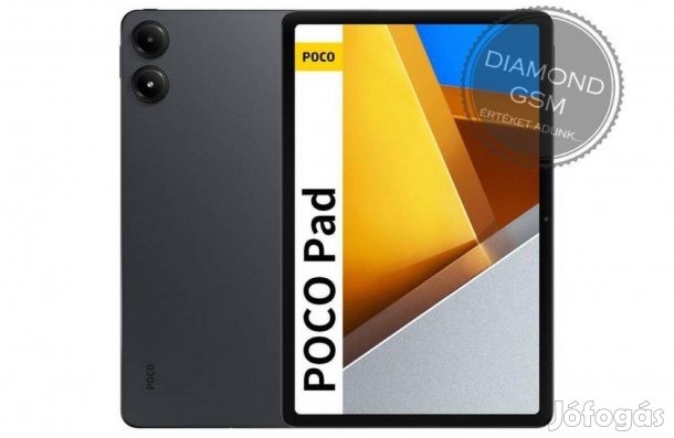 Új Xiaomi Poco Pad 256GB 8GB, Szürke színben, gyári