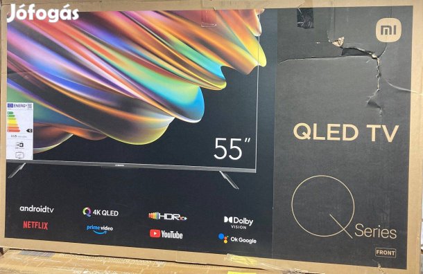 Új Xiaomi Qled 55" 140 cm UHD 4K smart Androidos led tv
