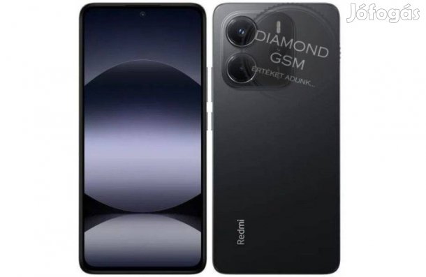 Új Xiaomi Redmi Note 14 5G 256GB 8GB Dual, Fekete színben,
