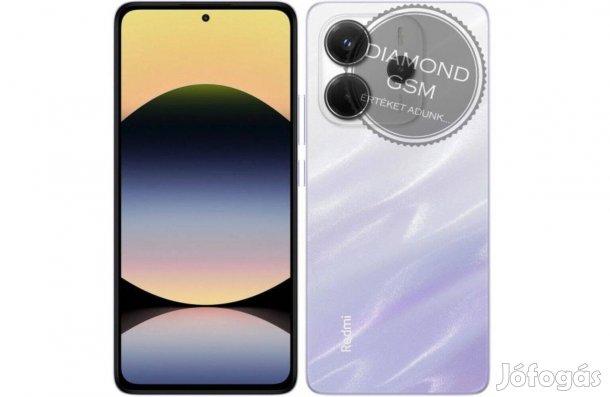 Új Xiaomi Redmi Note 14 5G 256GB 8GB Dual, Levendula színben,