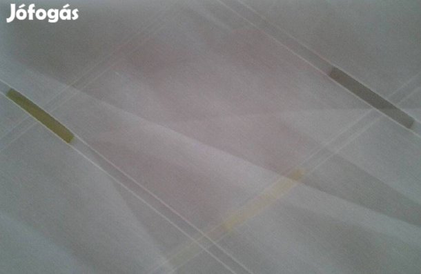 Új Zöld csíkos függöny (2,7m x 3m)