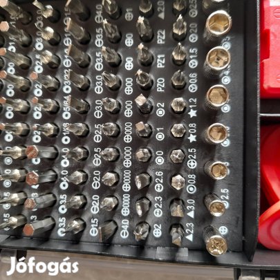 Új  117/25db-os műszerész csavarozó készlet.