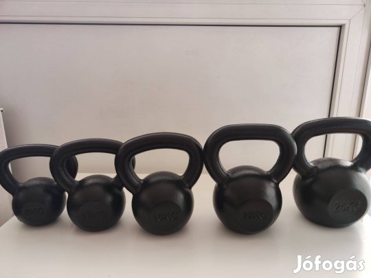 Új! 12kg Öntöttvas Kettlebell